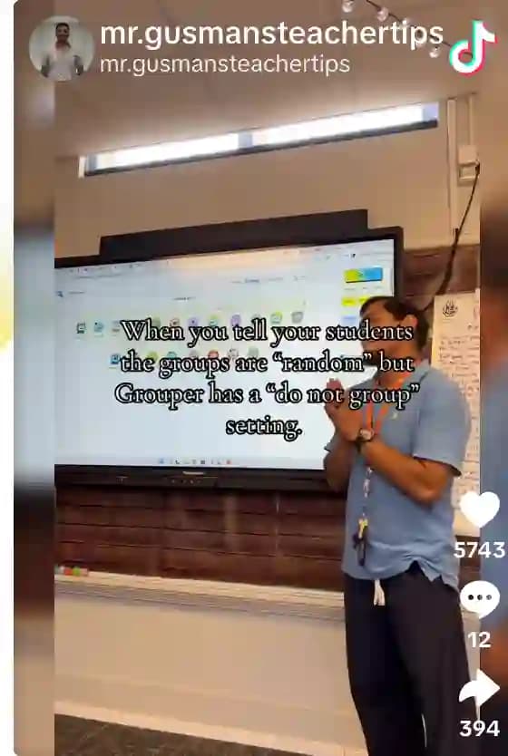 Mr. Gusman Teacher Tips TikTok thumbnail